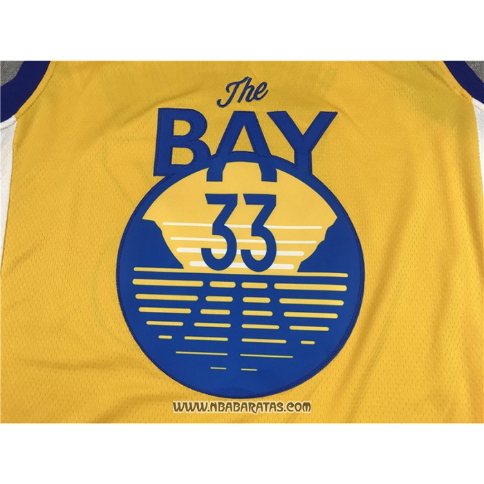 Camiseta Golden State Warriors James Wiseman #33 Statement 2020 Amarillo